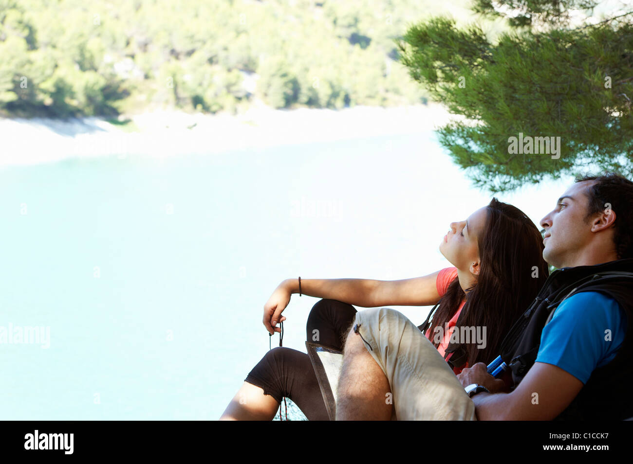 Hiking in nature hi-res stock photography and images - Alamy