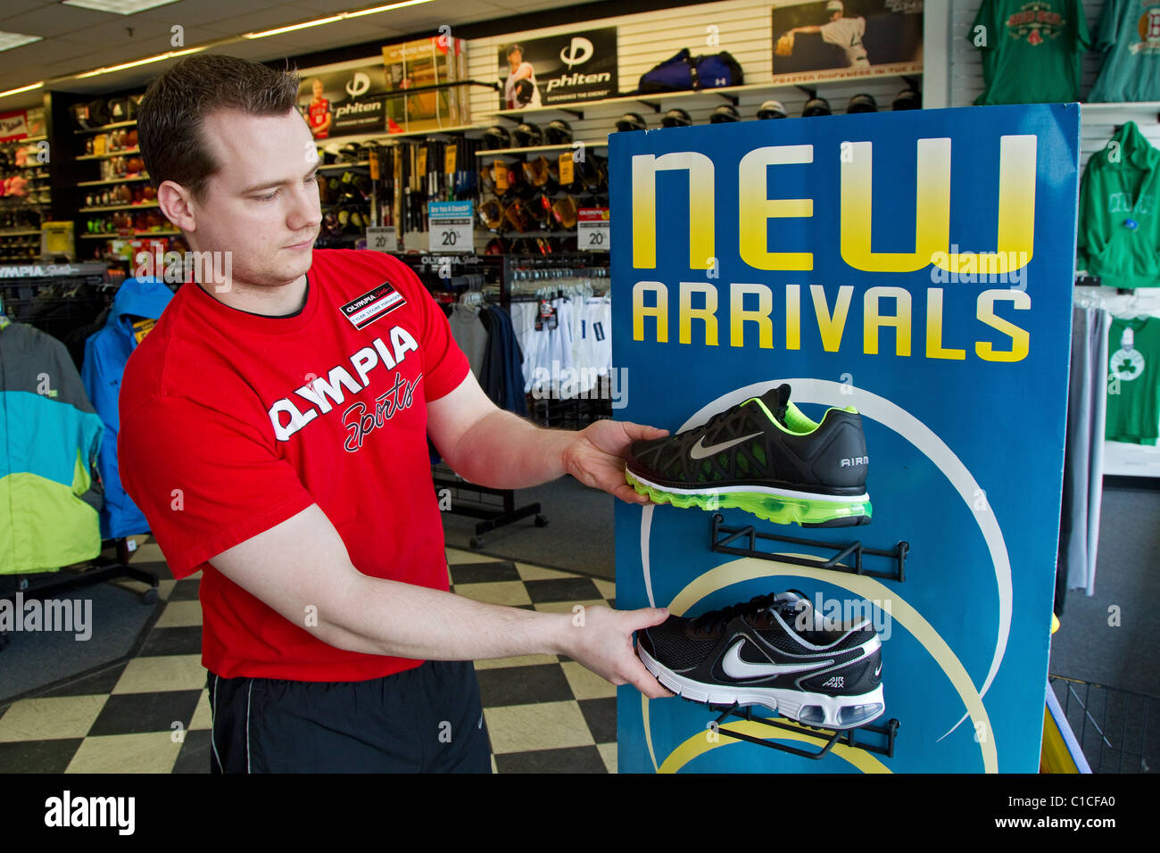 Athletic retail store hires stock photography and images Alamy