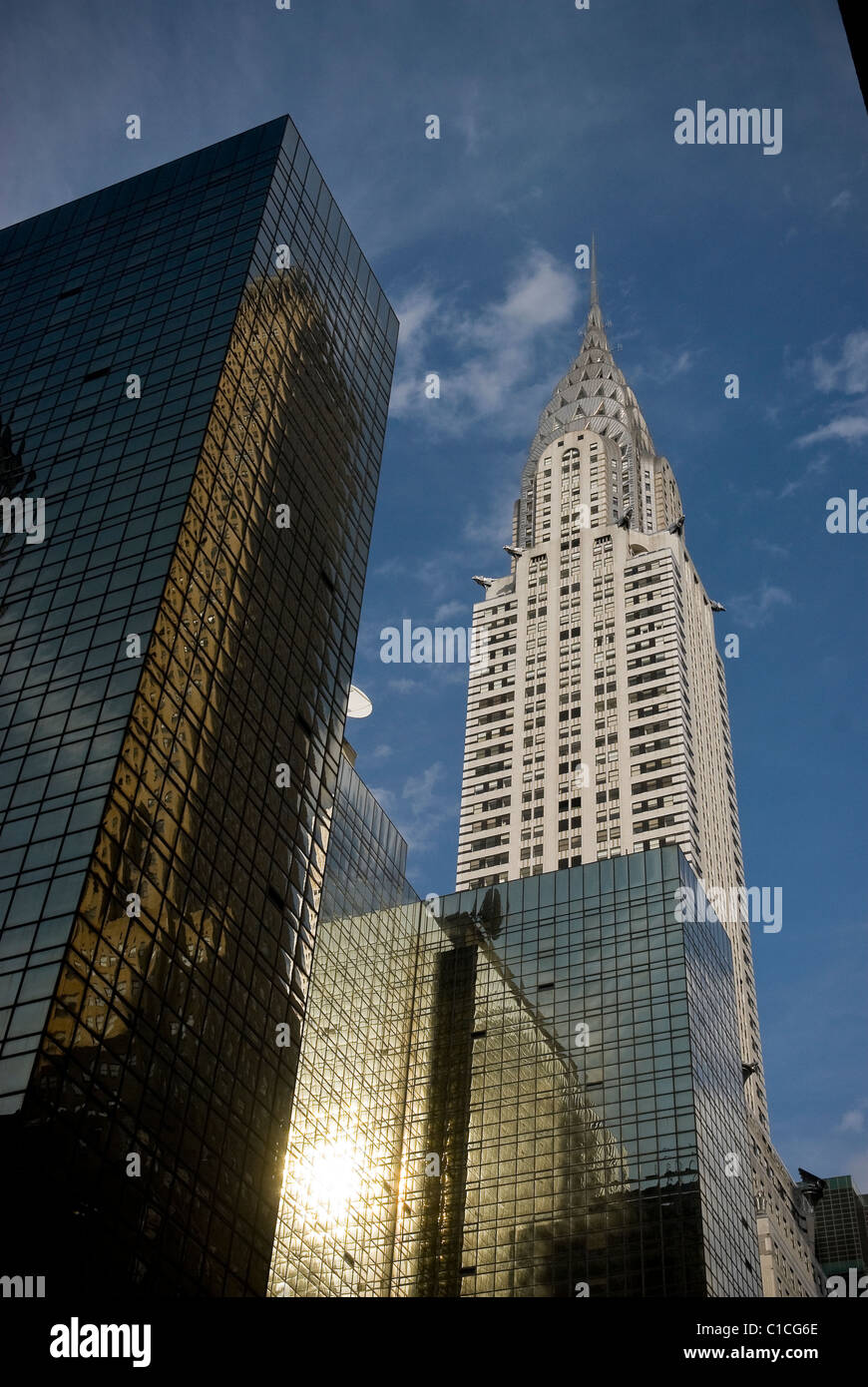 The Chrysler Building From Street Level Manhattan New York City Usa Stock Photo Alamy
