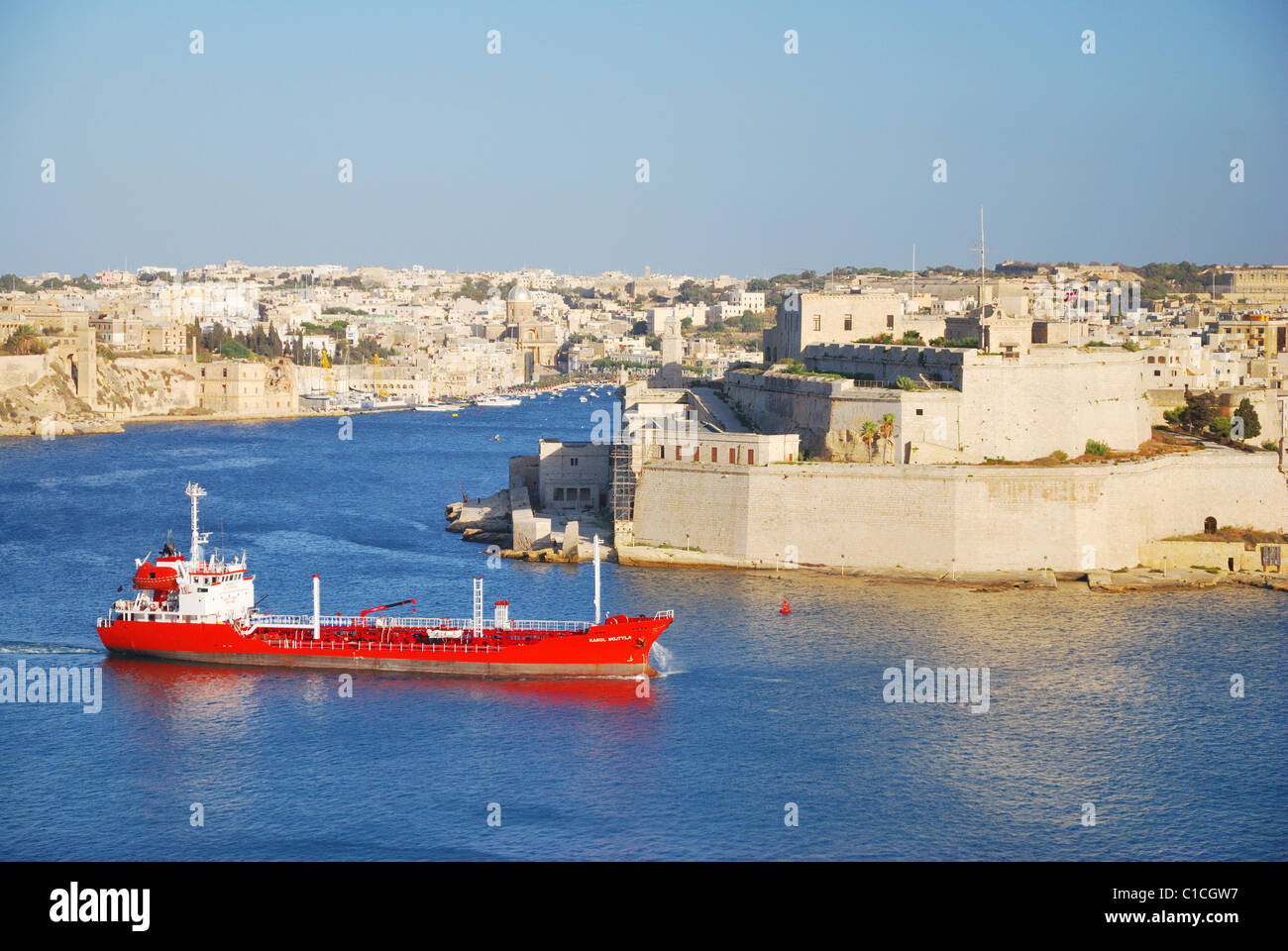Tanker - Valletta, Malta Stock Photo - Alamy