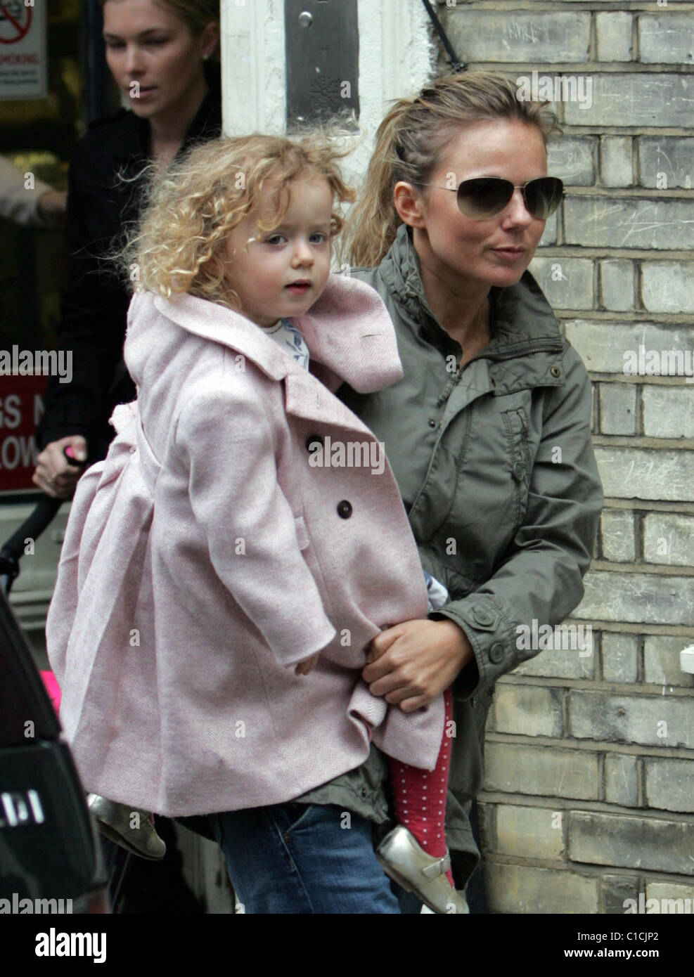 Geri Halliwell out and about with her daughter Bluebell Madonna, who is ...