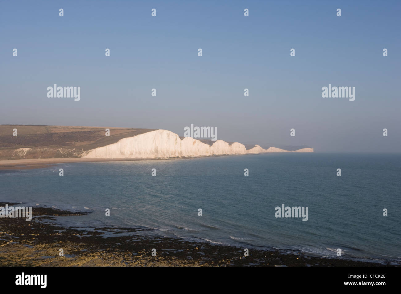 The Seven Sisters, Beachy Head, East Sussex, England Stock Photo