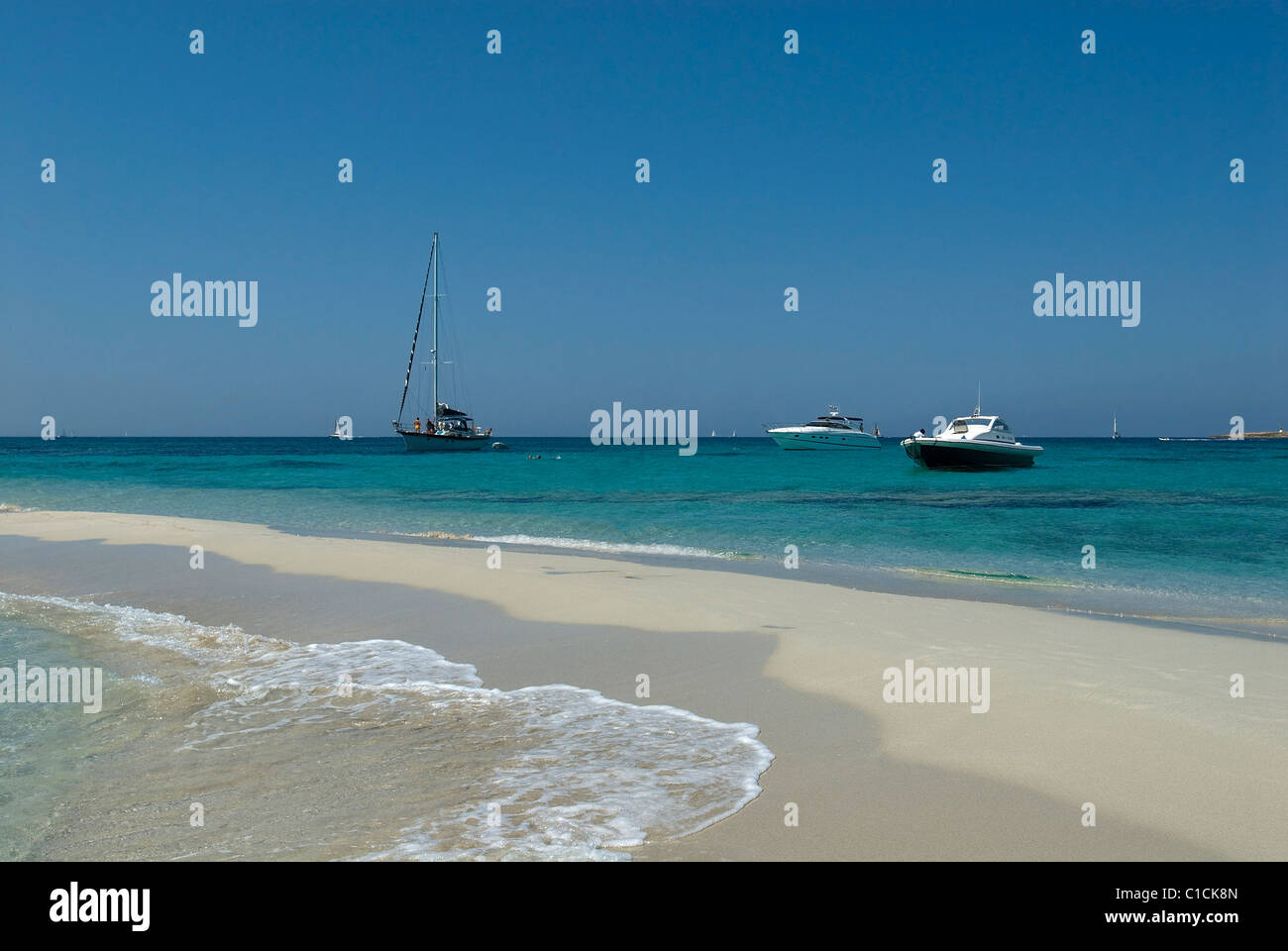 Espalmador island, Formentera, Balearics, Spain Stock Photo