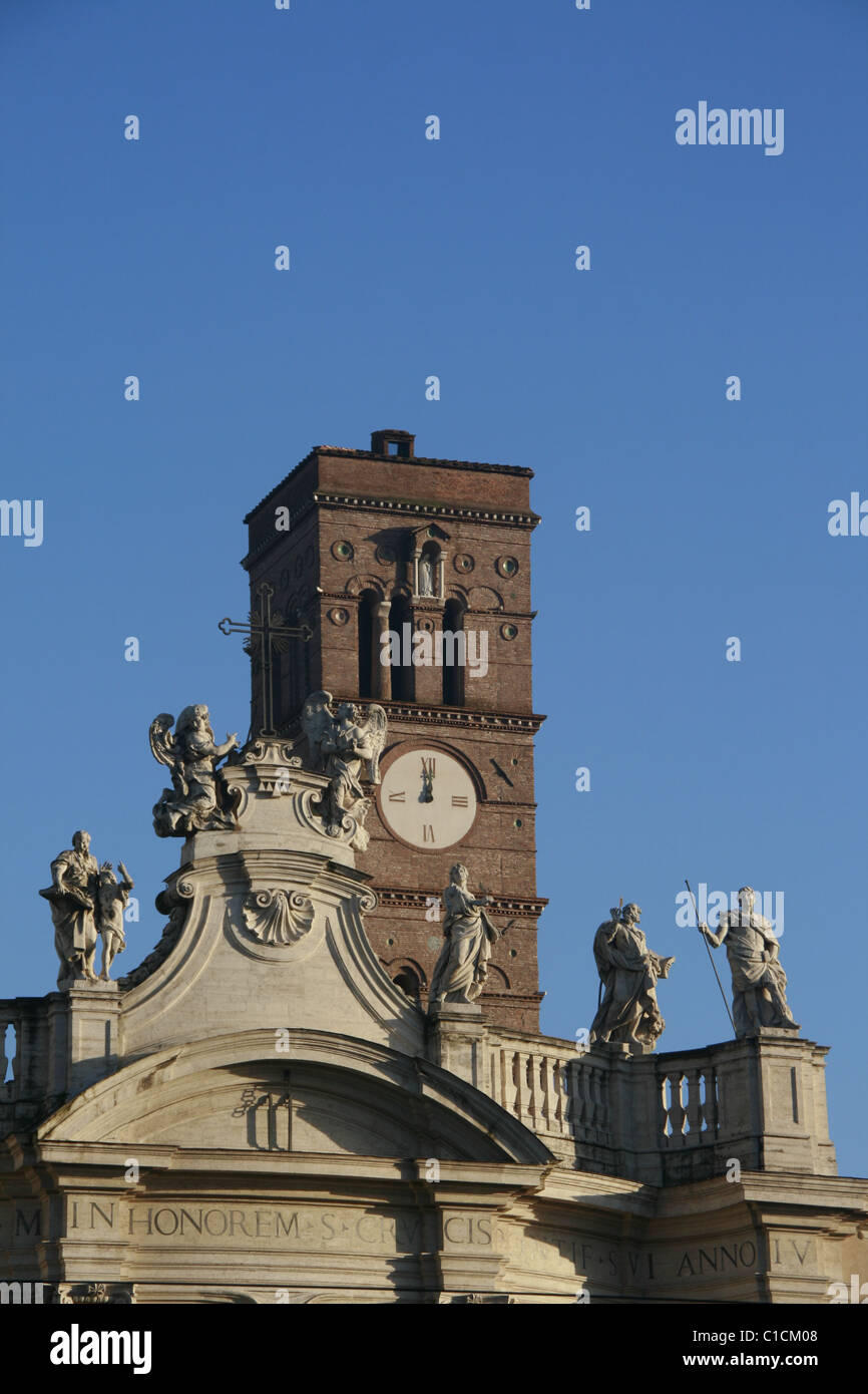 detail of basilica di santa croce in gerusalemme, rome Stock Photo - Alamy