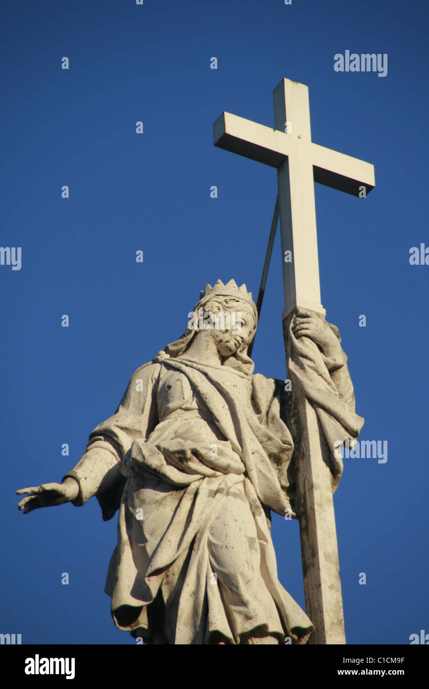 detail of basilica di santa croce in gerusalemme, rome Stock Photo - Alamy