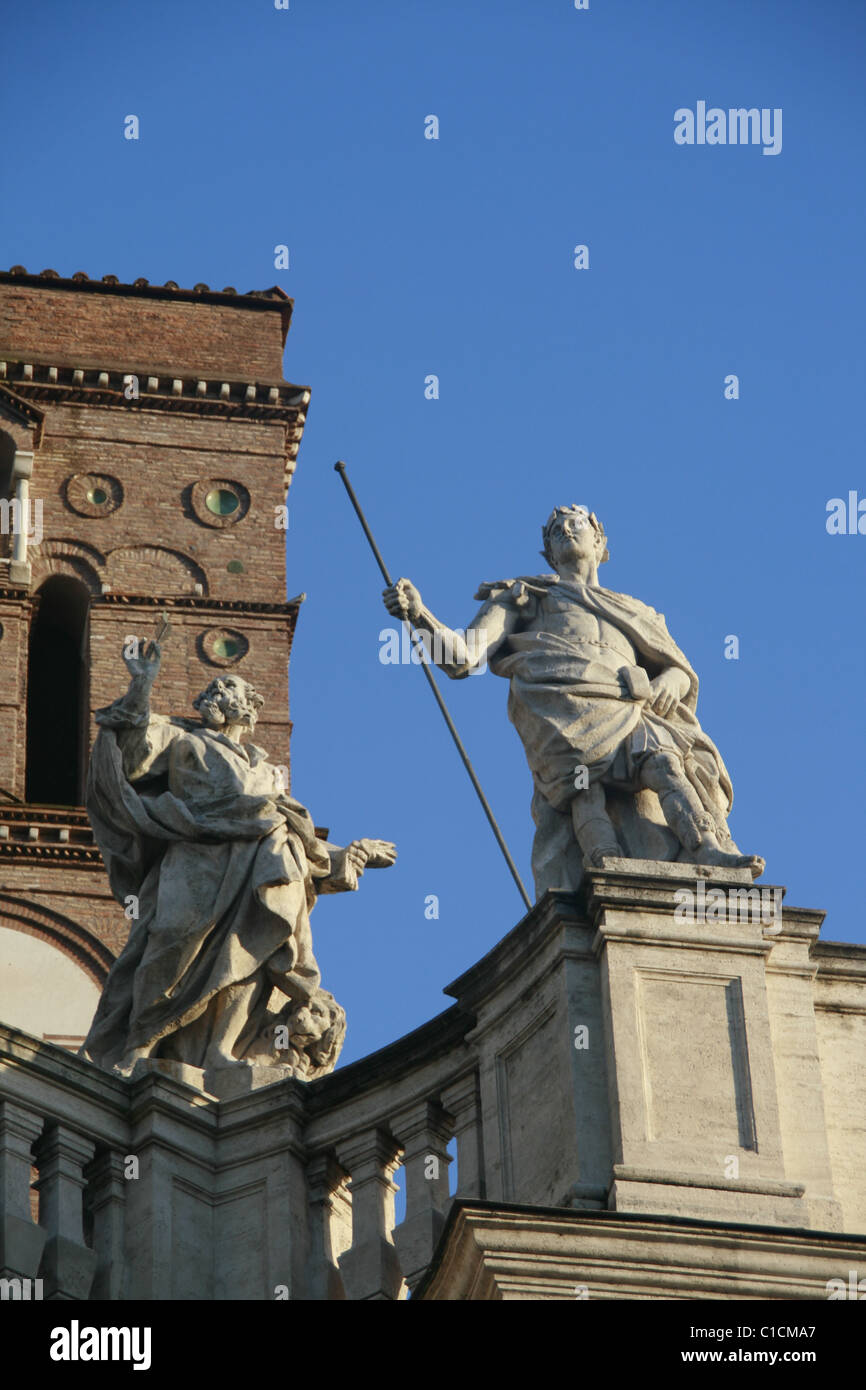 detail of basilica di santa croce in gerusalemme, rome Stock Photo - Alamy