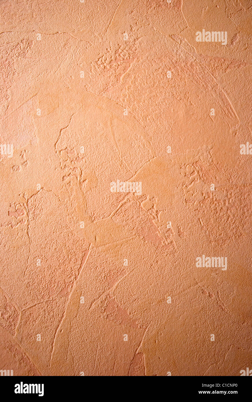 Shot of clay-colored embossed wallpaper on the wall Stock Photo - Alamy