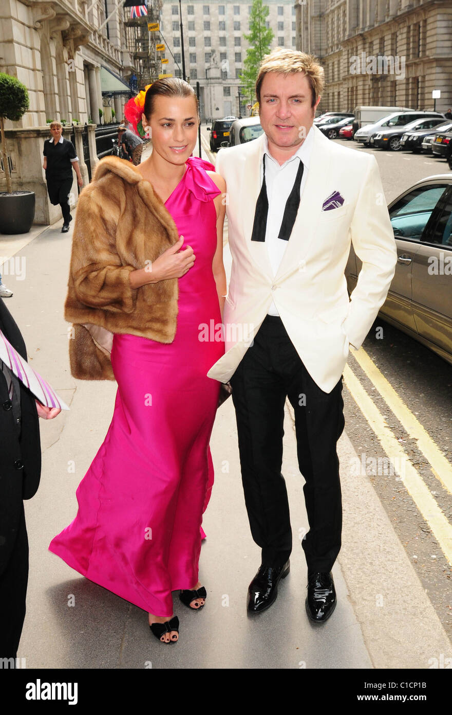 Simon And Yasmin Le Bon Arrive For The Wedding Of Patsy Kensit And Jeremy Healy London England 18 04 09 Zibi Stock Photo Alamy