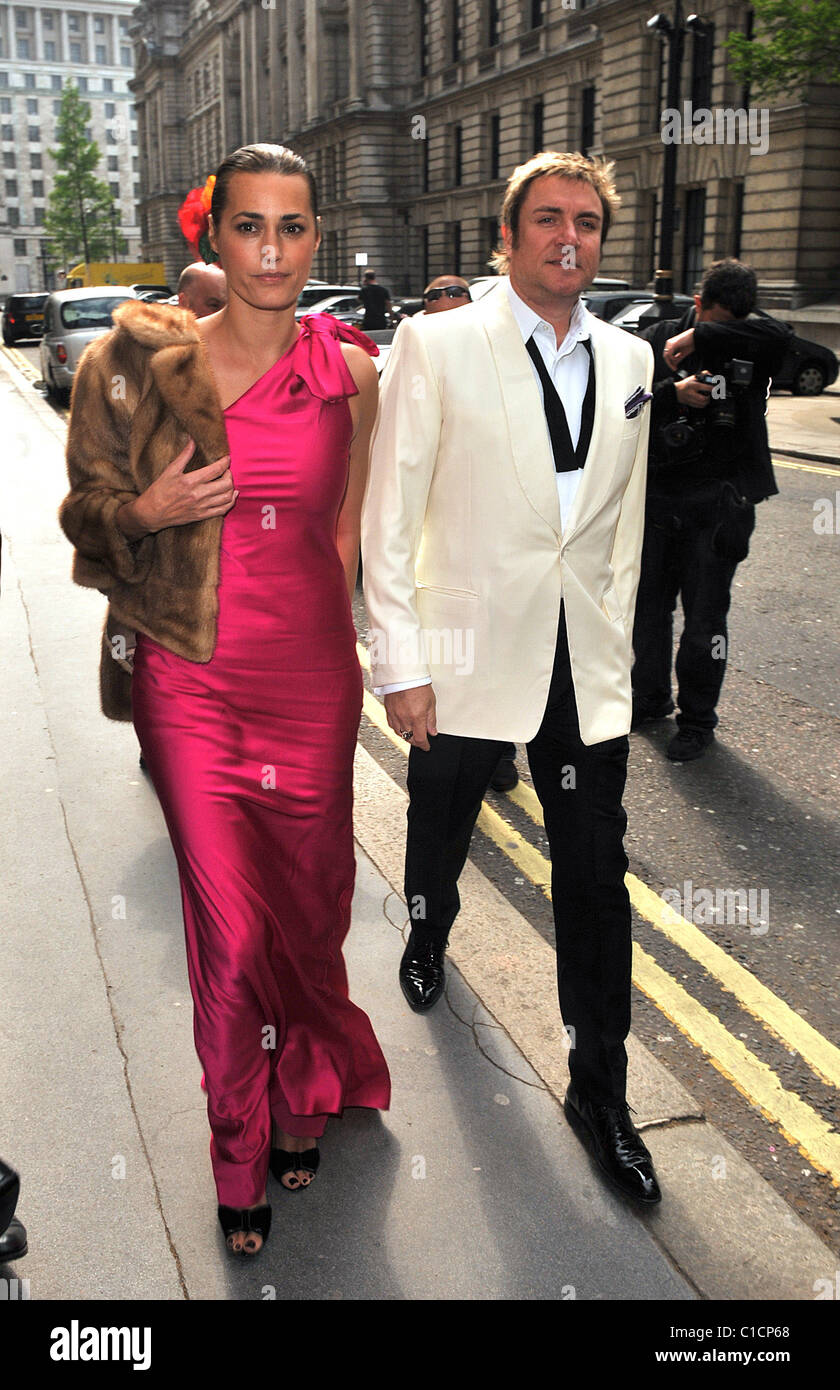Yasmin And Simon Le Bon Arrive For The Wedding Of Patsy Kensit And Jeremy Healy London England 18 04 09 Stock Photo Alamy