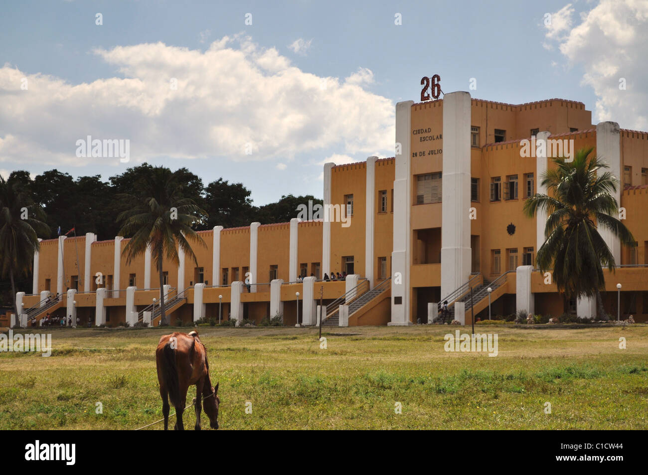 Cuartel Moncada, Santiago de Cuba: 26 july school Stock Photo