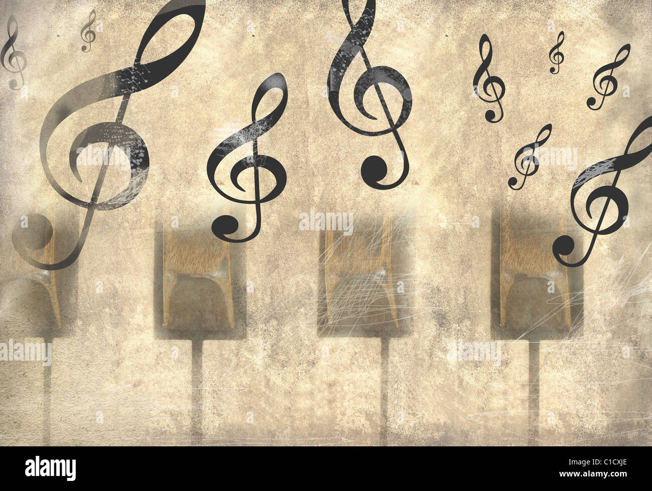Grunge music background Stock Photo - Alamy