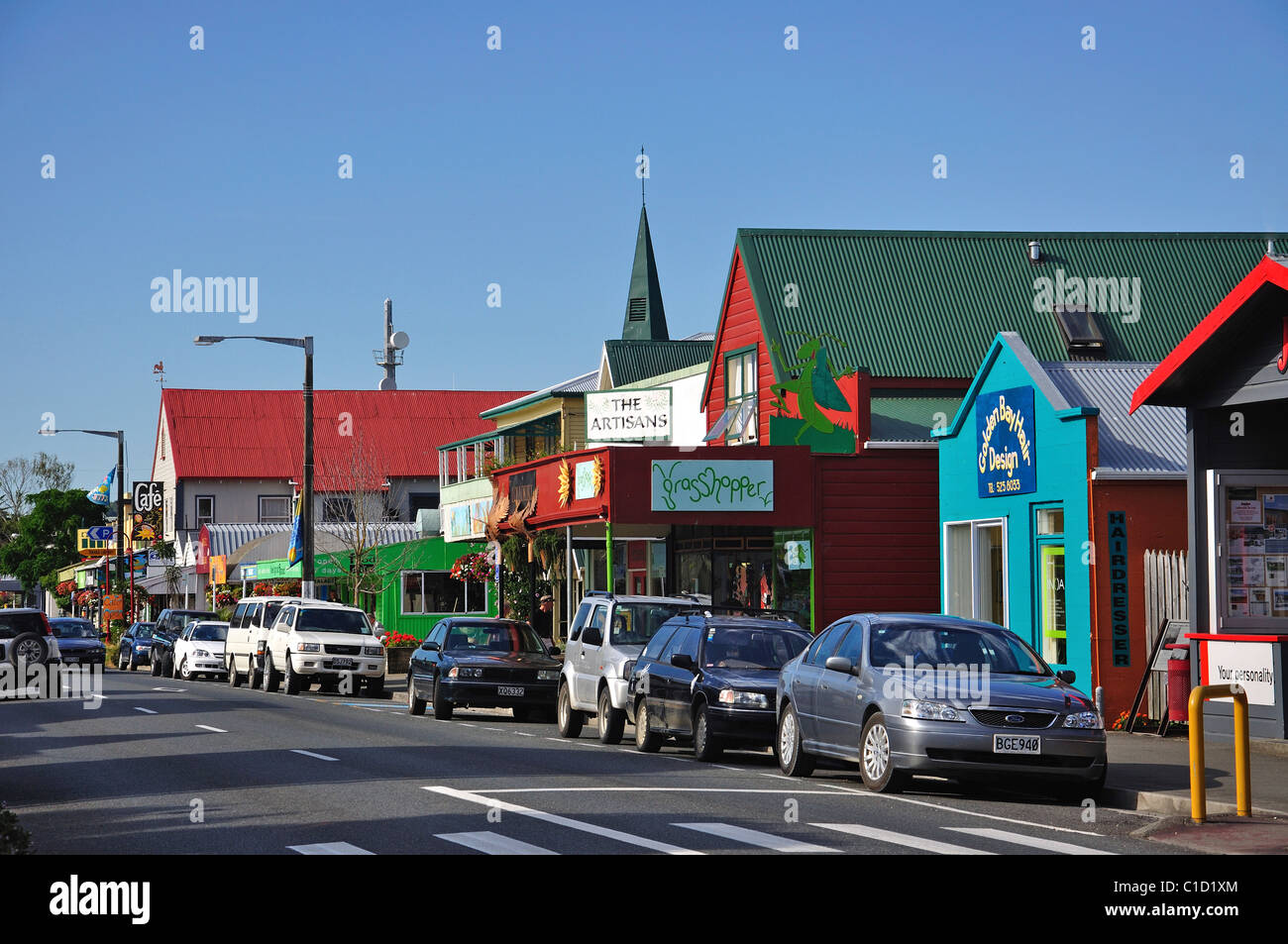 Commercial Street, Takaka, Golden Bay, Tasman Region, South Island, New