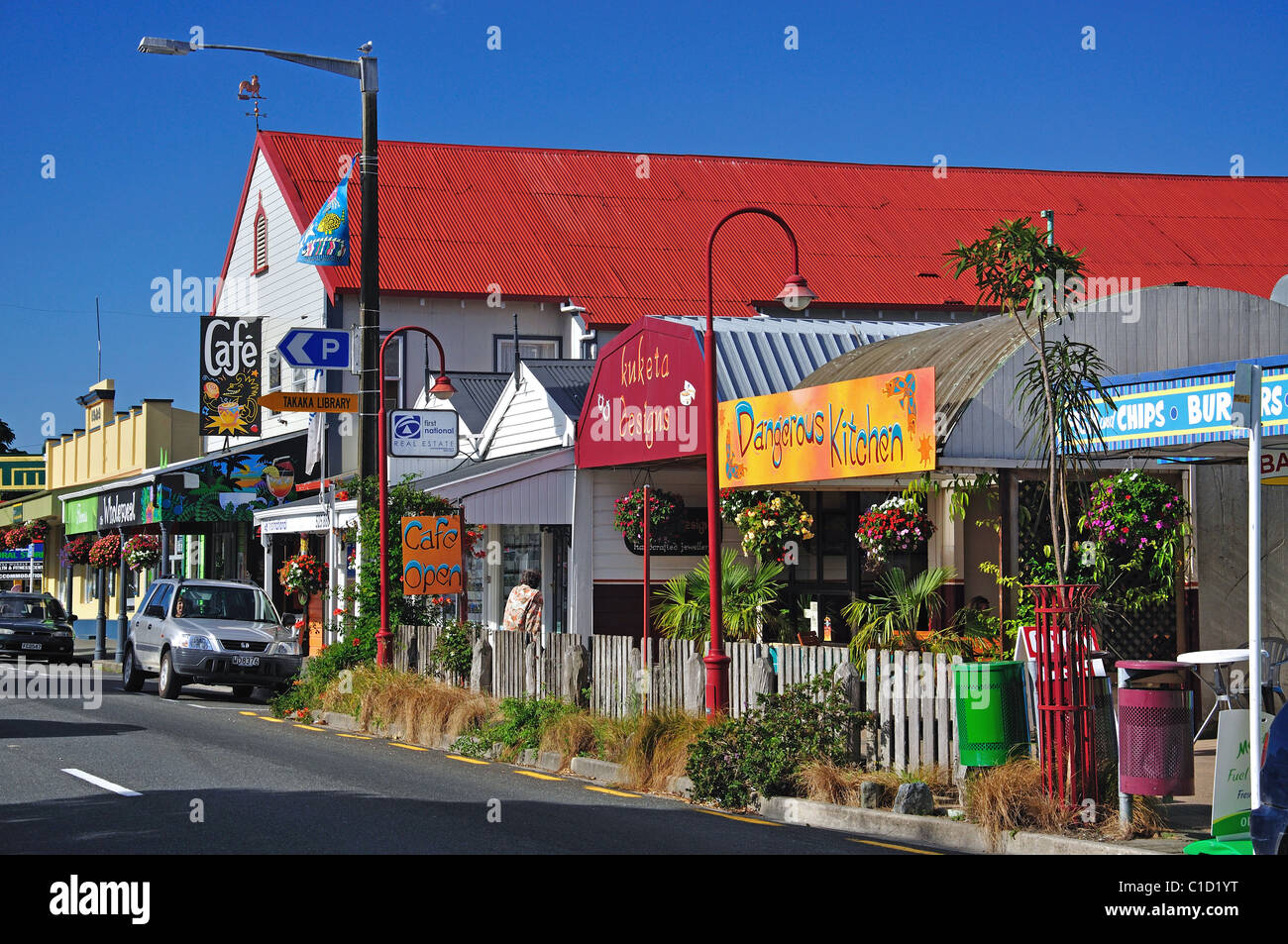 Commercial Street, Takaka, Golden Bay, Tasman Region, South Island, New