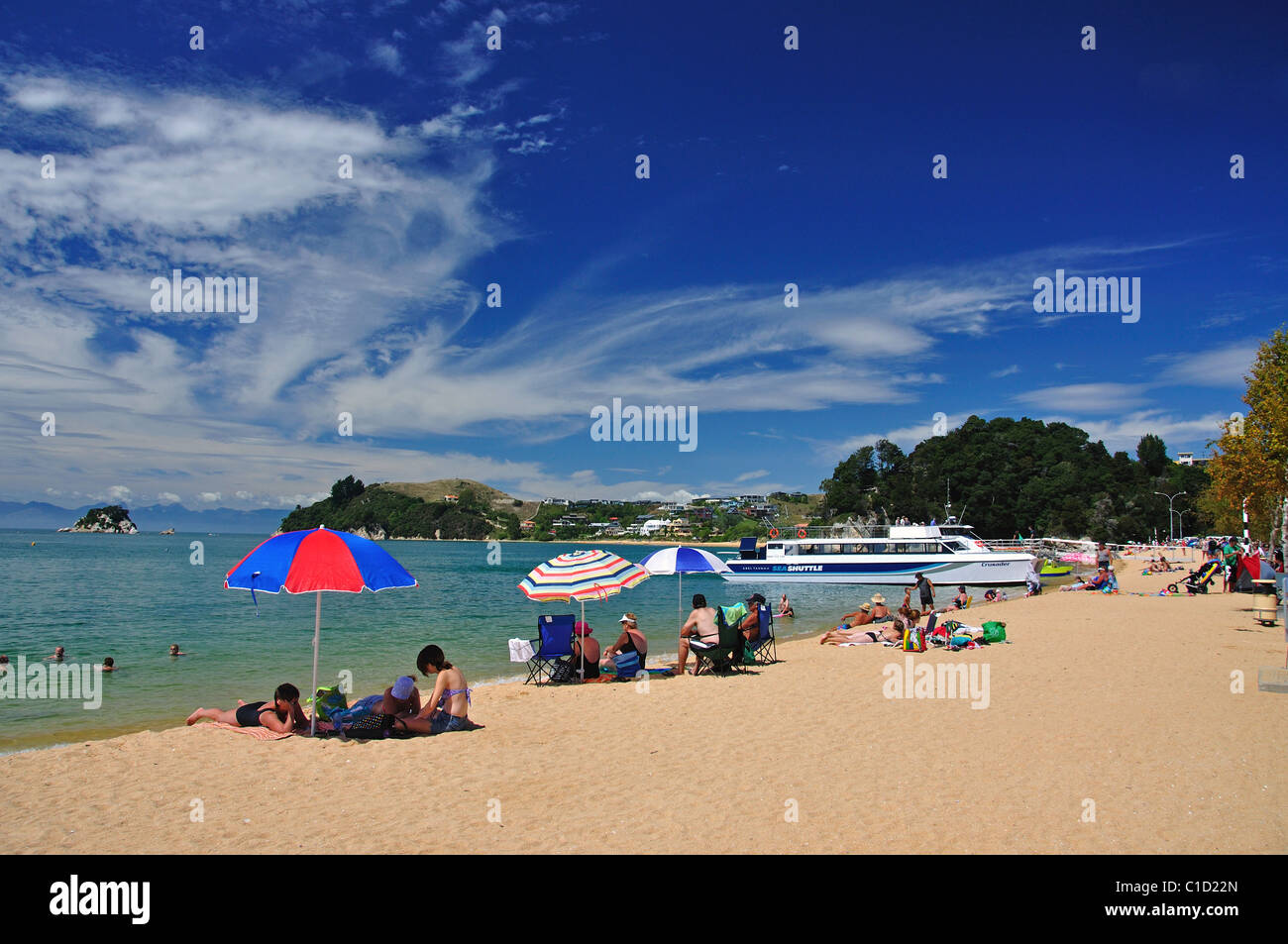 Kaiteriteri Beach, Kaiteriteri, Tasman Bay, Nelson Region, South Island