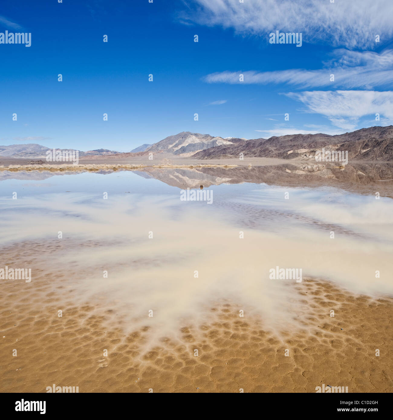 Above average winter rain creates small lake on the Devil's Racetrack ...