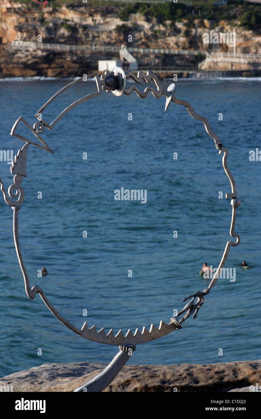 One of the many exhibits entered in the 'Sculpture by the Sea