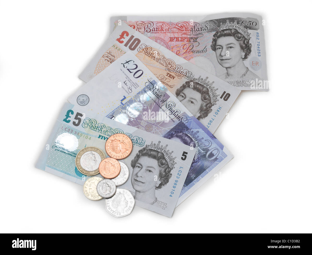 Stirling Currency Stock Photo