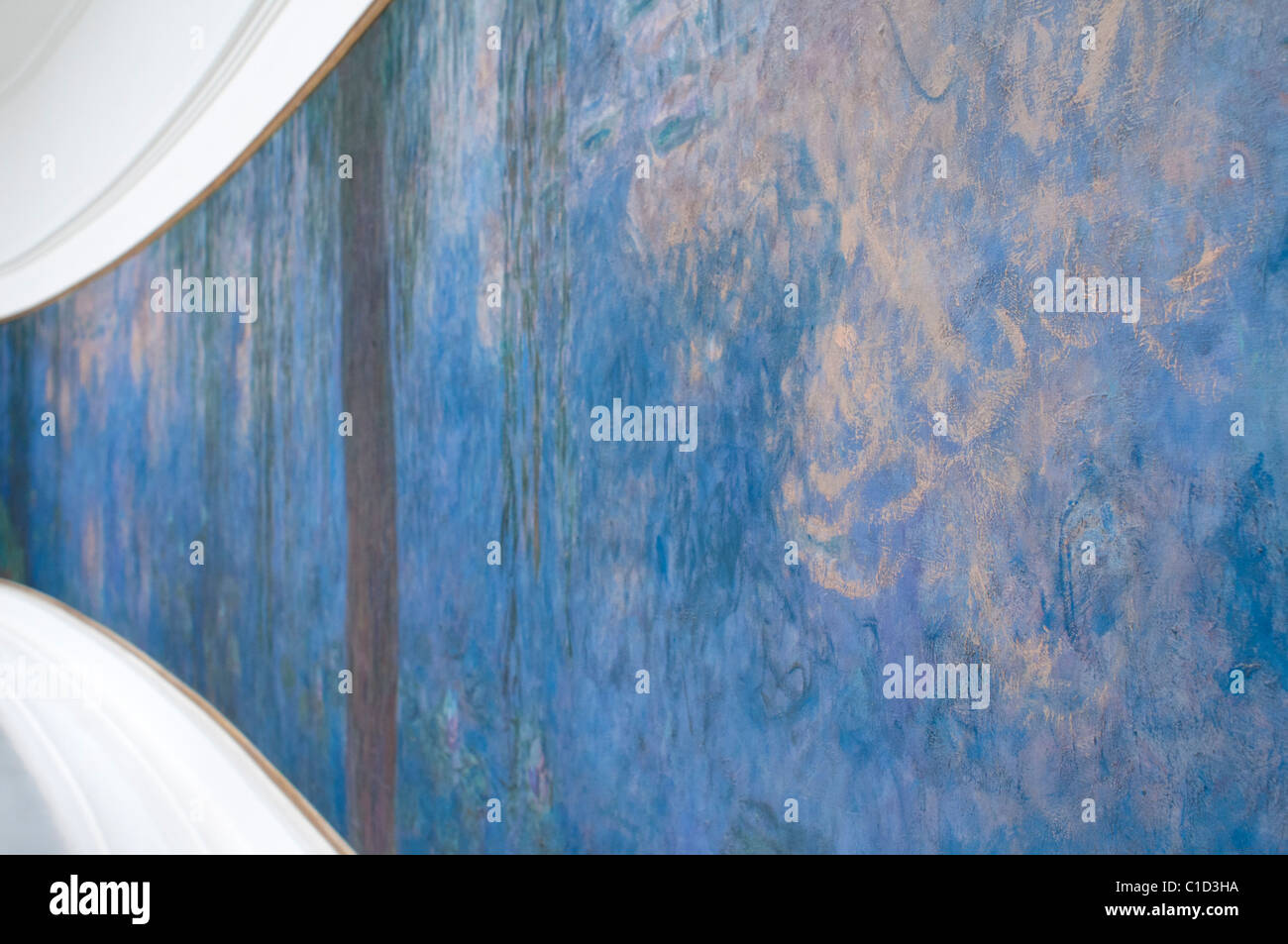 Monet gallery in Musee de l'Orangerie in Paris, France. Stock Photo