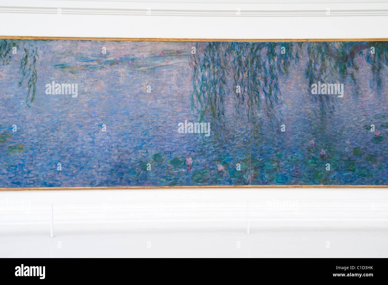 Monet gallery in Musee de l'Orangerie in Paris, France. Stock Photo