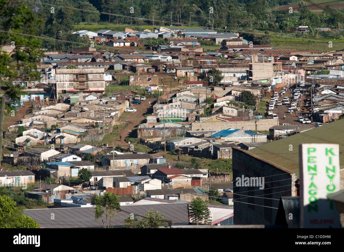 Kericho housing kenya Stock Photo Alamy