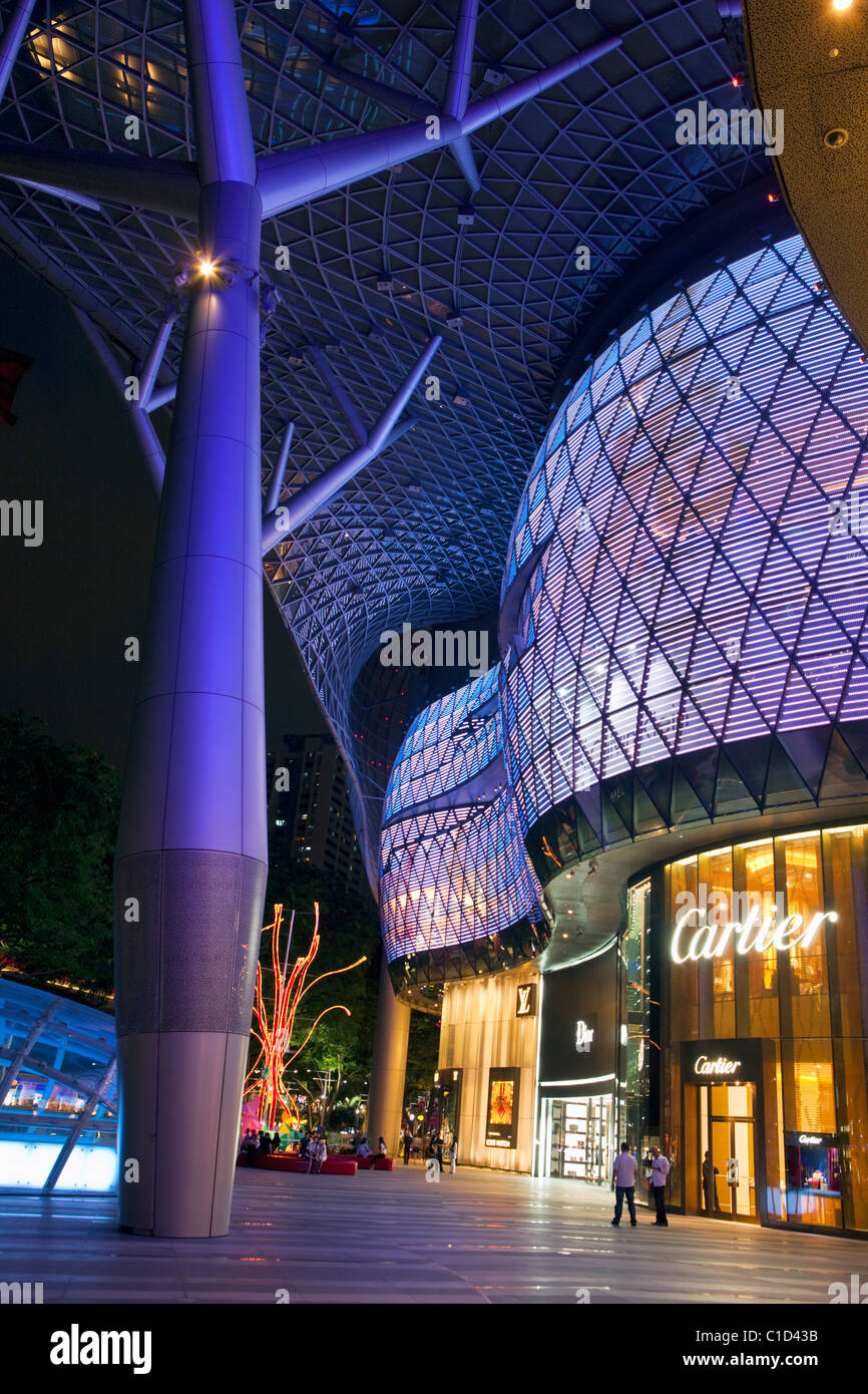 ION Orchard Mall, in the shopping district of Orchard Road, Singapore Stock Photo