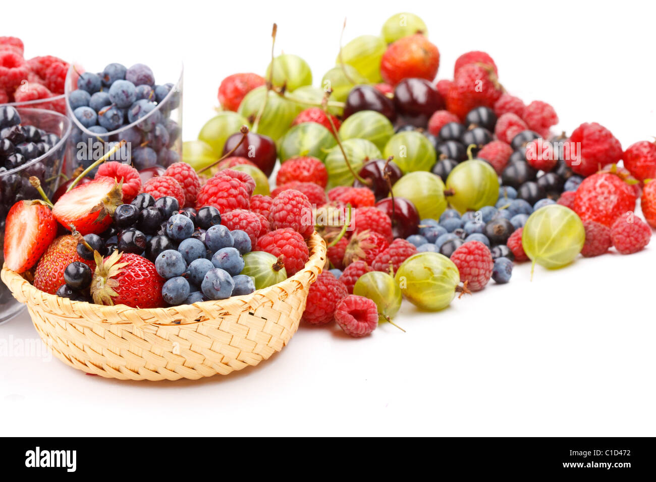 different kinds of berries Stock Photo - Alamy