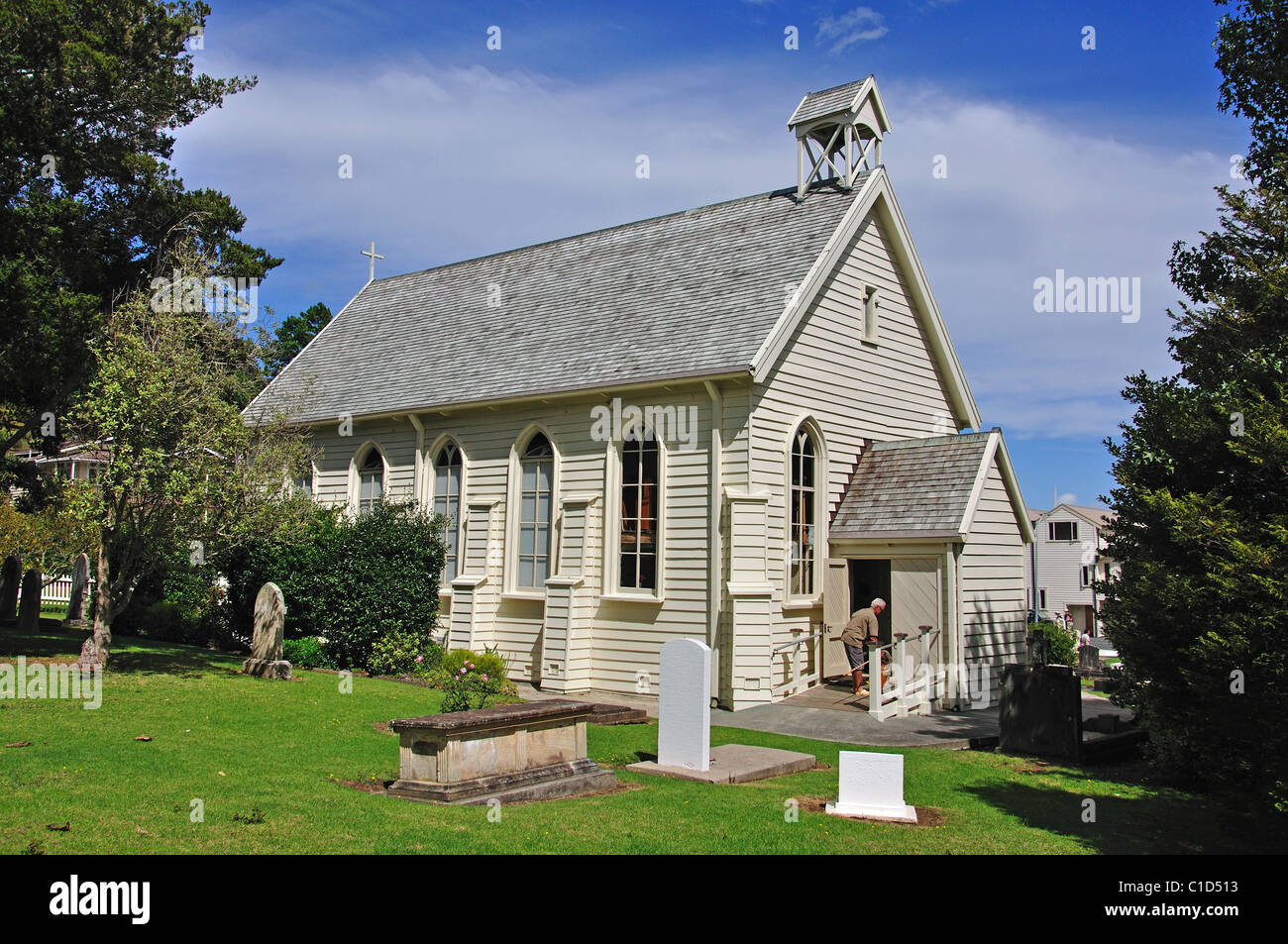 Historic Christ Church, Church Street, Russell, Bay of Islands ...