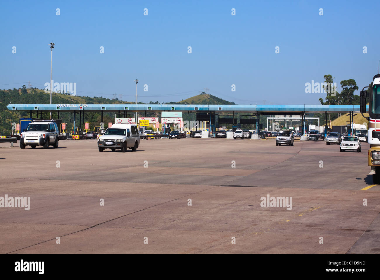 Mariannhill toll plaza on the N3 national highway between Durban and