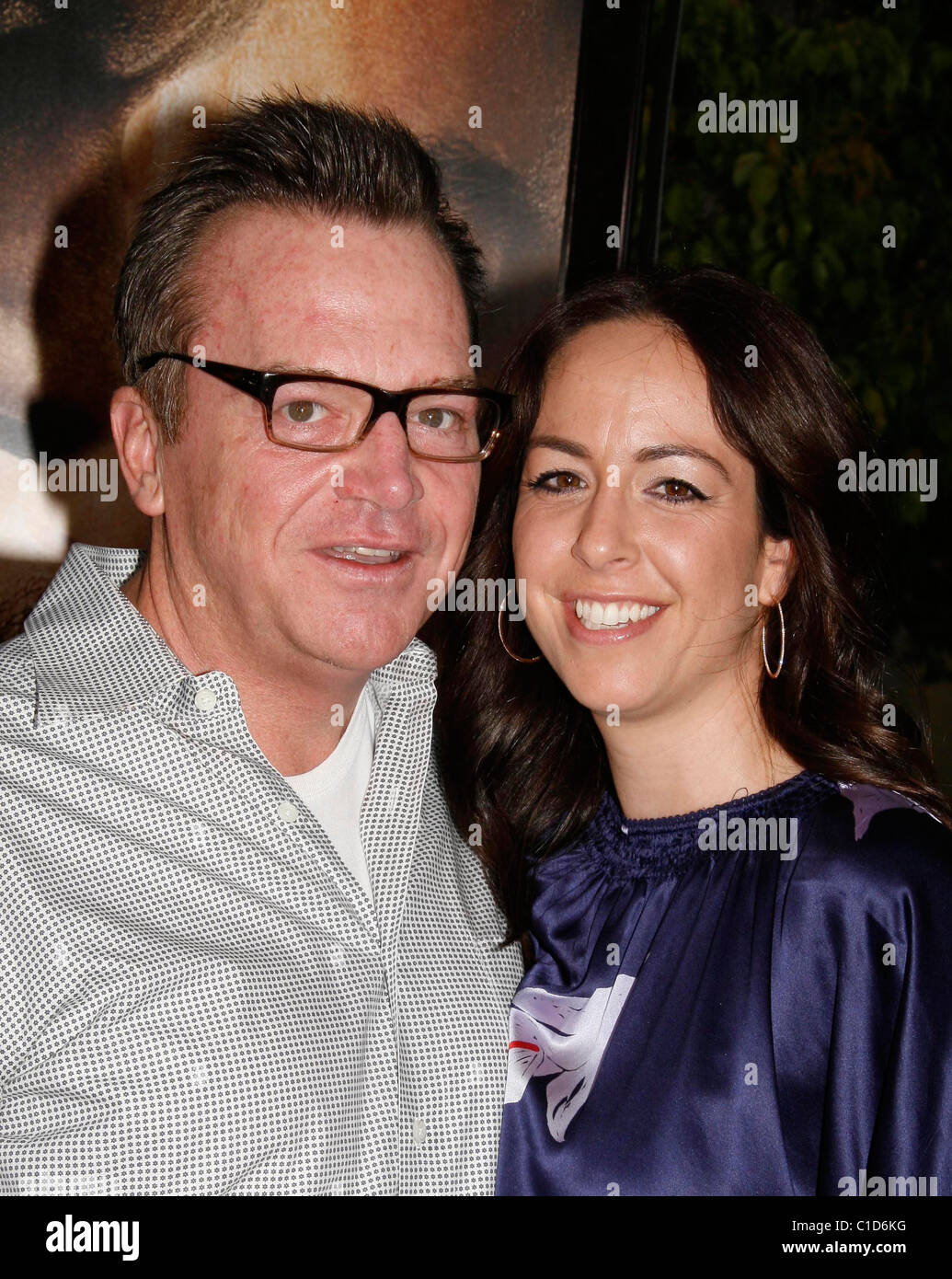 Steve Lopez and wife Premiere of 'The Soloist' held at Paramount Studios -  Arrivals Los Angeles, California - 20.04.09 Nikki Stock Photo - Alamy