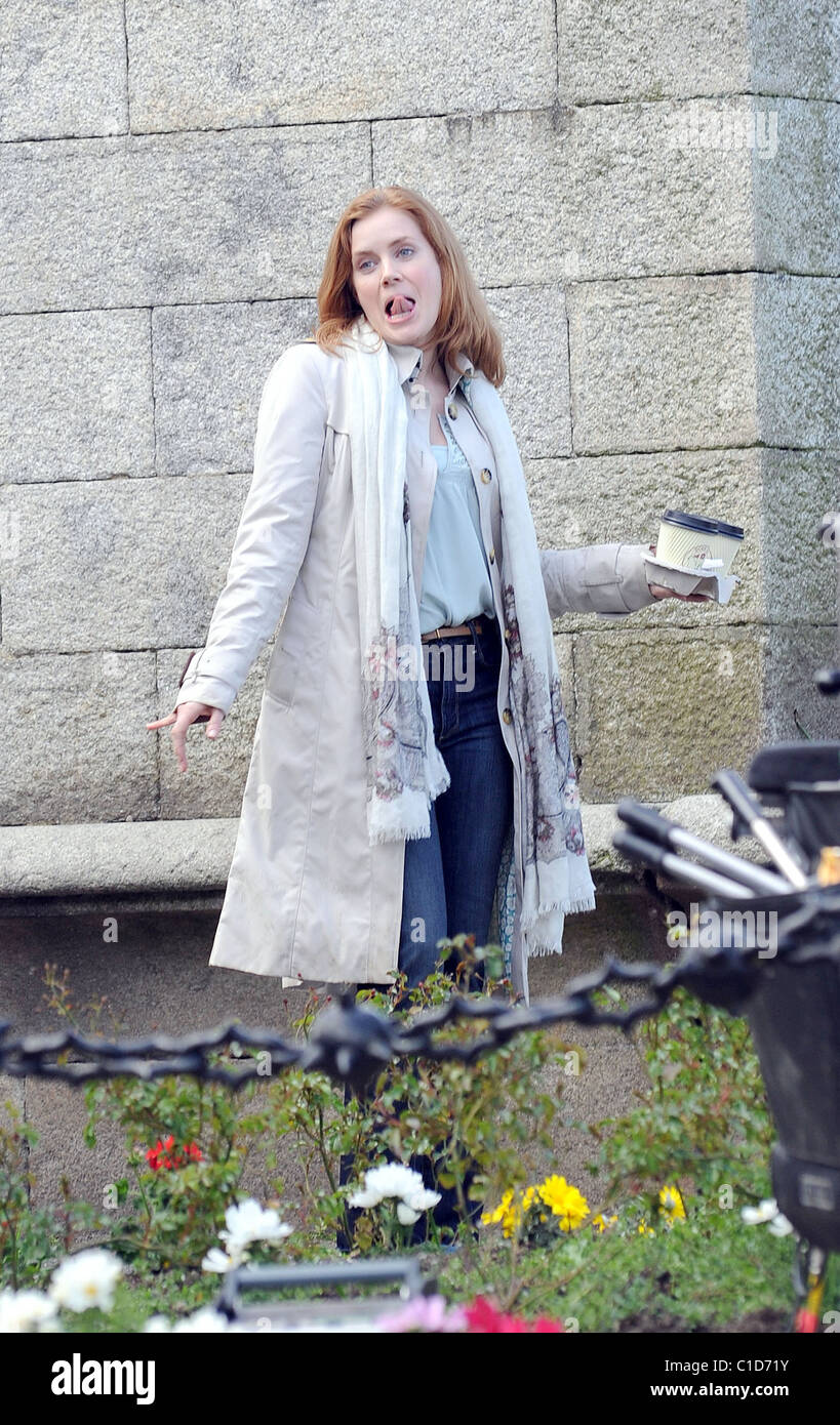 Amy Adams filming on location in Enniskerry Village for new