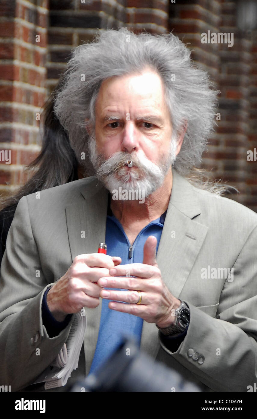 Bob Weir of The Dead outside the Ed Sullivan Theater for 