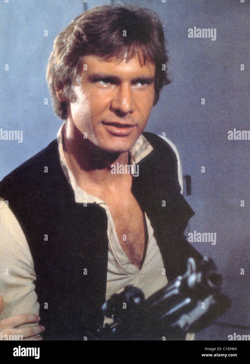 STAR WARS EPISODE IV - A NEW HOPE 1977 Lucasfilm/Paramount film with Harrison Ford as Luke Skywalker Stock Photo