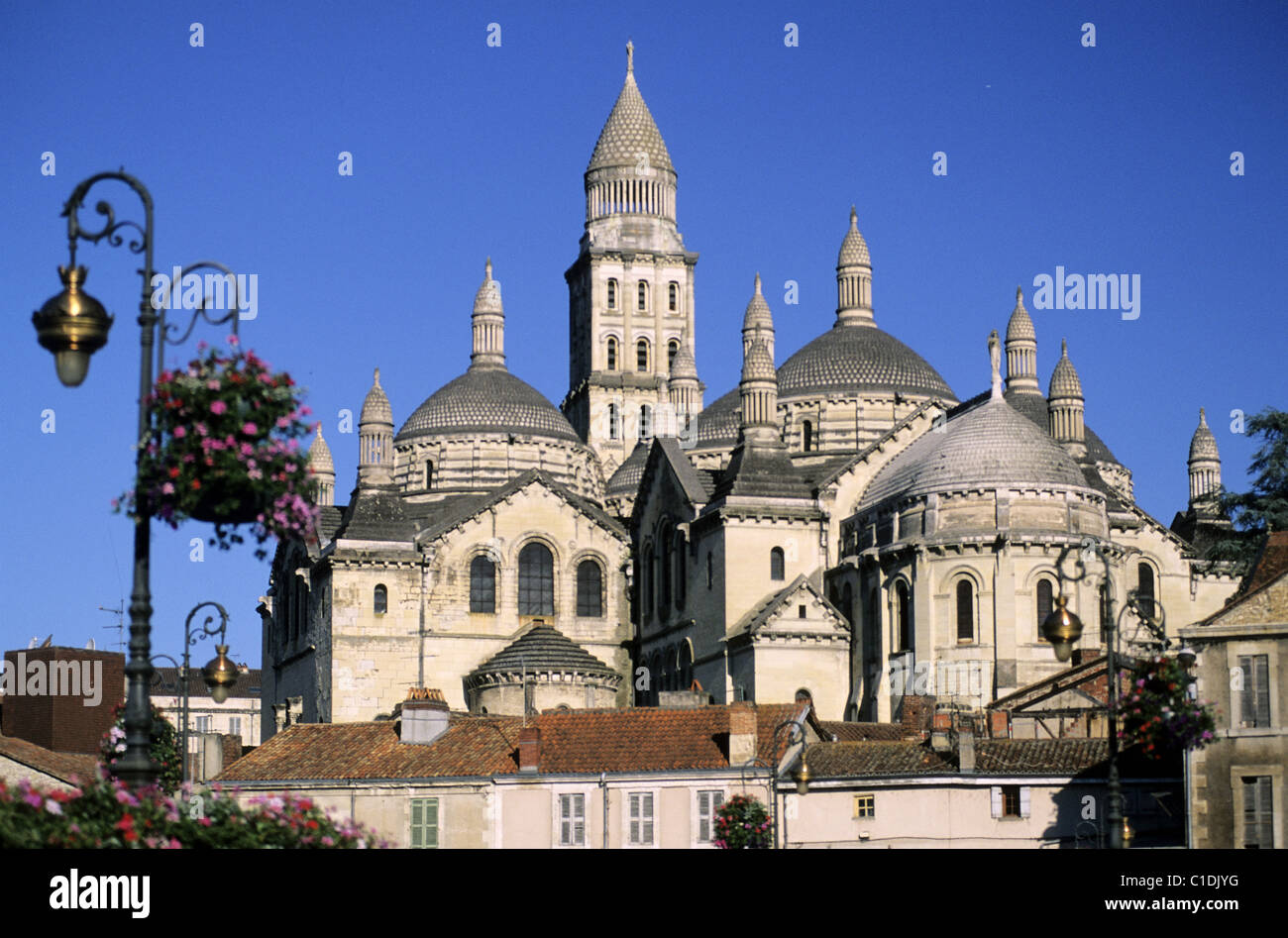 France Dordogne Perigord Blanc Perigueux Saint Front byzantine ...