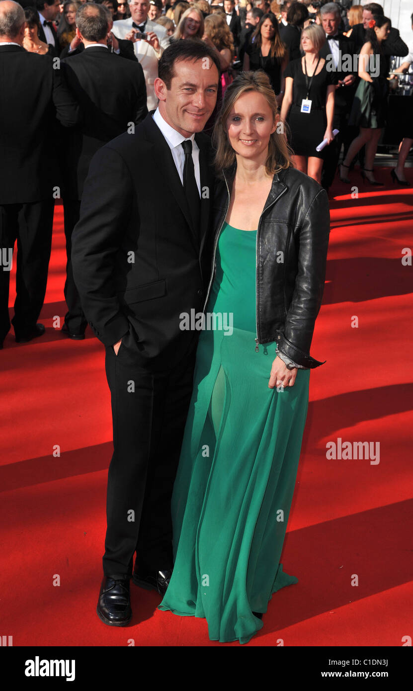 Jason Isaacs and Emma Hewitt British Academy Television Awards (BAFTAS) held at the Royal Festival Hall - Arrivals. London, Stock Photo