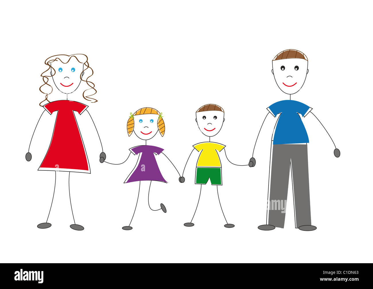 It is I and my family Stock Photo Alamy