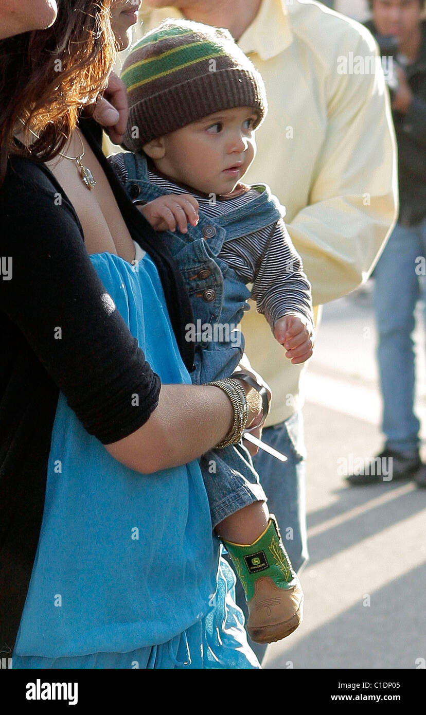 Camila Alves And Her Son Levi At The Surfrider Art And Music Festival 