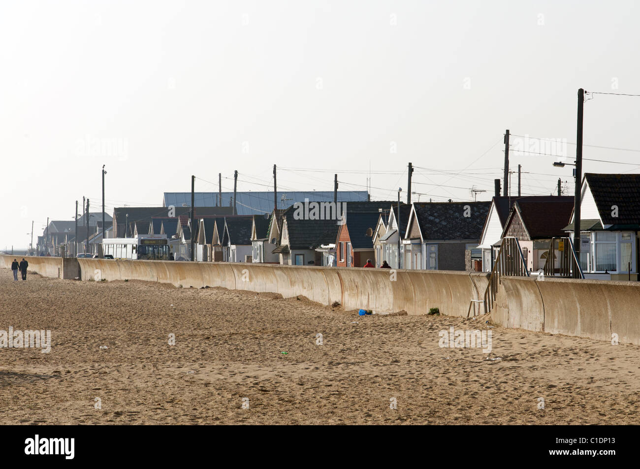 Sea front houses, Jaywick sands, Essex, UK Stock Photo Alamy