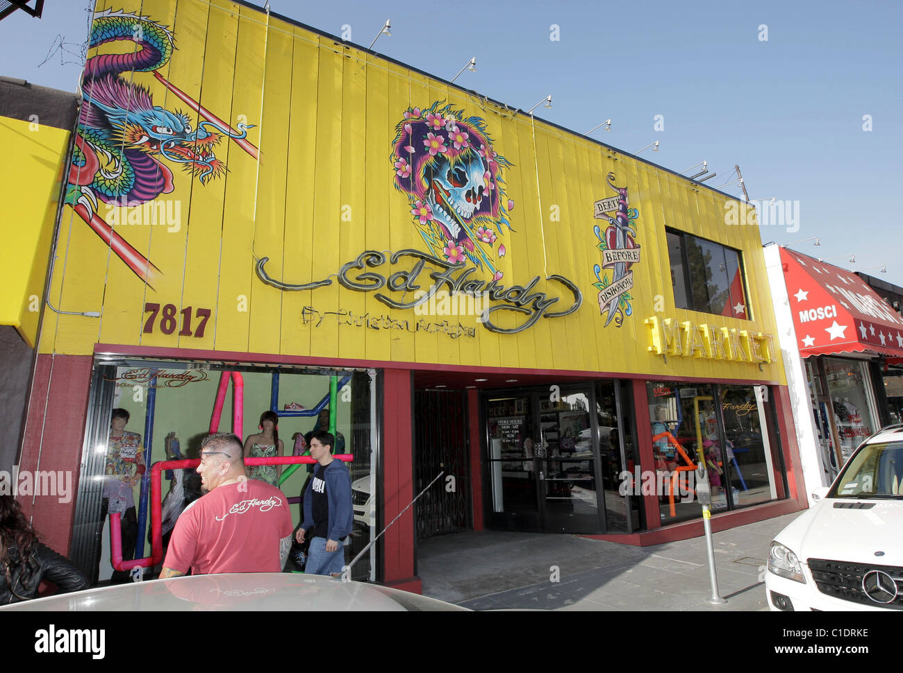 Ed Hardy store general view Los Angeles, California - 27.04.09 Stock Photo  - Alamy