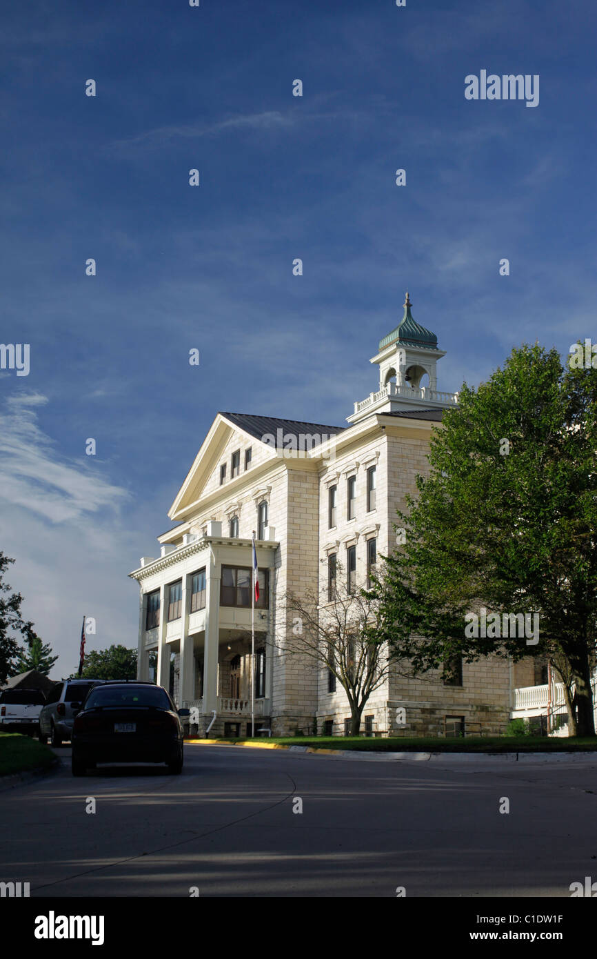 Iowa Braille and Sight Saving School located in Vinton, Iowa Stock