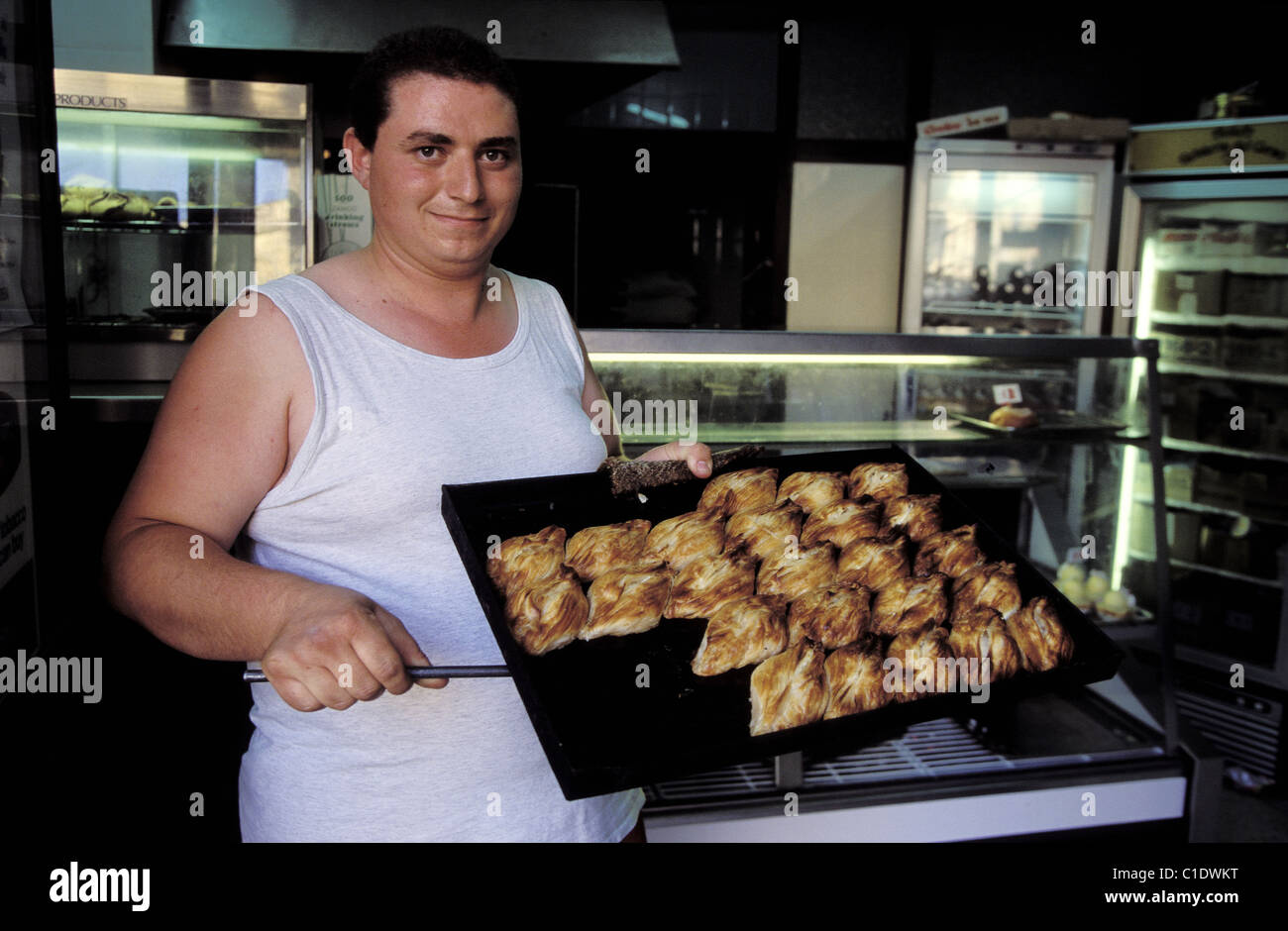 Malta, Pastizzi, salted or sweet Stock Photo