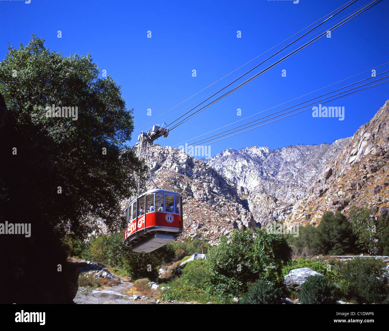 Palm Springs Tramway, Palm Springs, California, United States of America Stock Photo