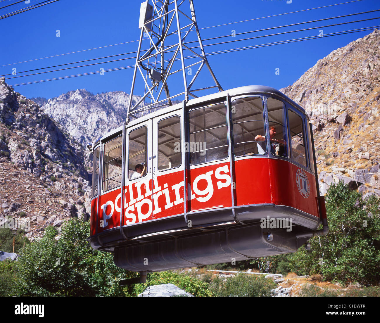 Palm Springs Tramway, Palm Springs, California, United States of America Stock Photo