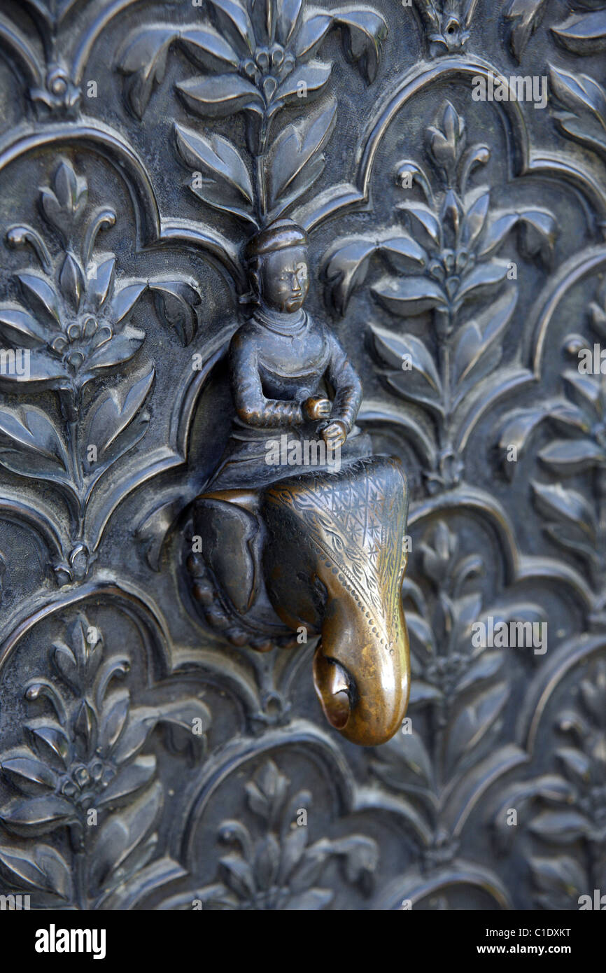 INDIA, Delhi 20110310,Red Ford Stock Photo