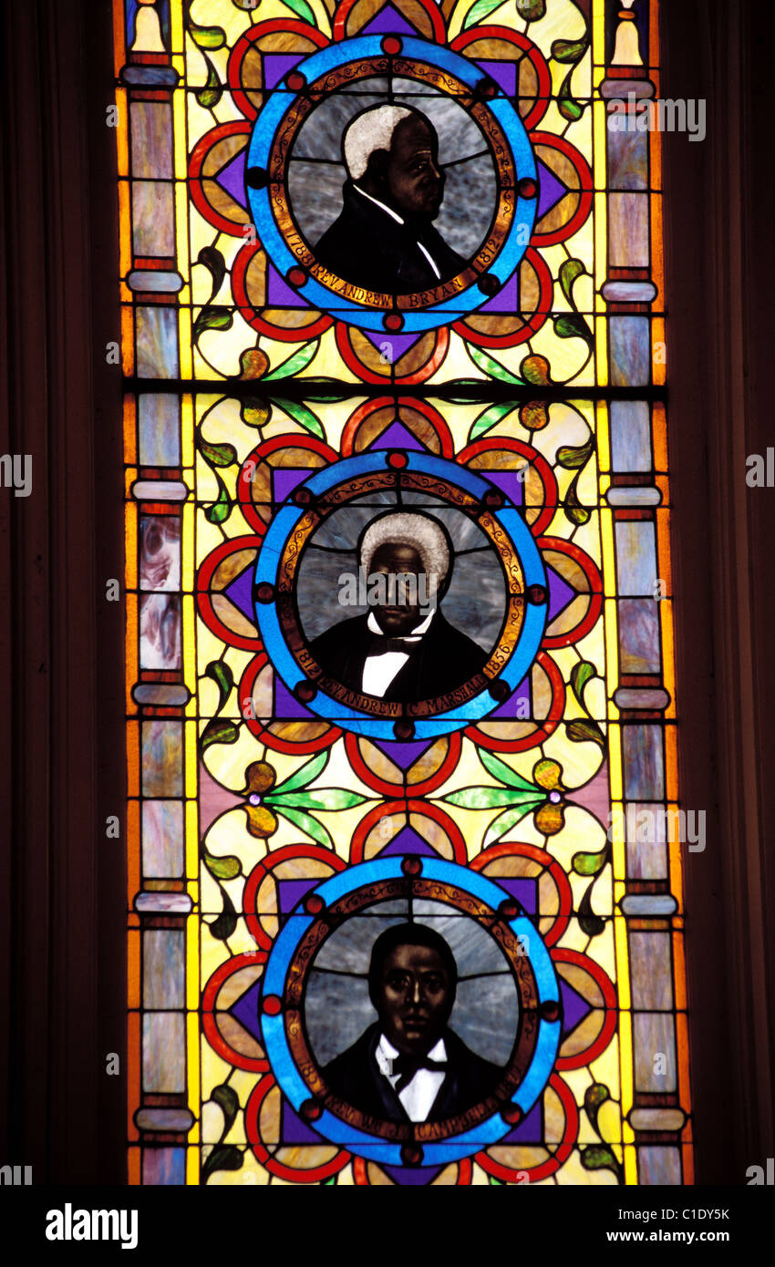 United States, Georgia, Savannah, First African Baptist Churchî, First African baptiste church Stock Photo