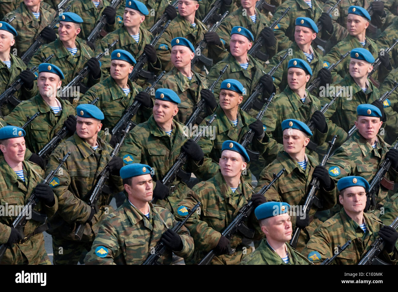 THE MILITARY OF SILLY WALKS What's this all aboot? Russian soldiers give Basil Fawlty a run for