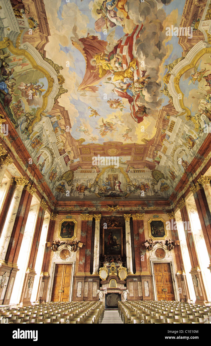 Austria, Upper Austria, Linz region, Saint Florian Abbey, the Baroque ...