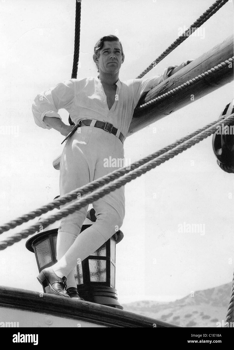 Mutiny on the bounty 1935 clark gable hires stock photography and