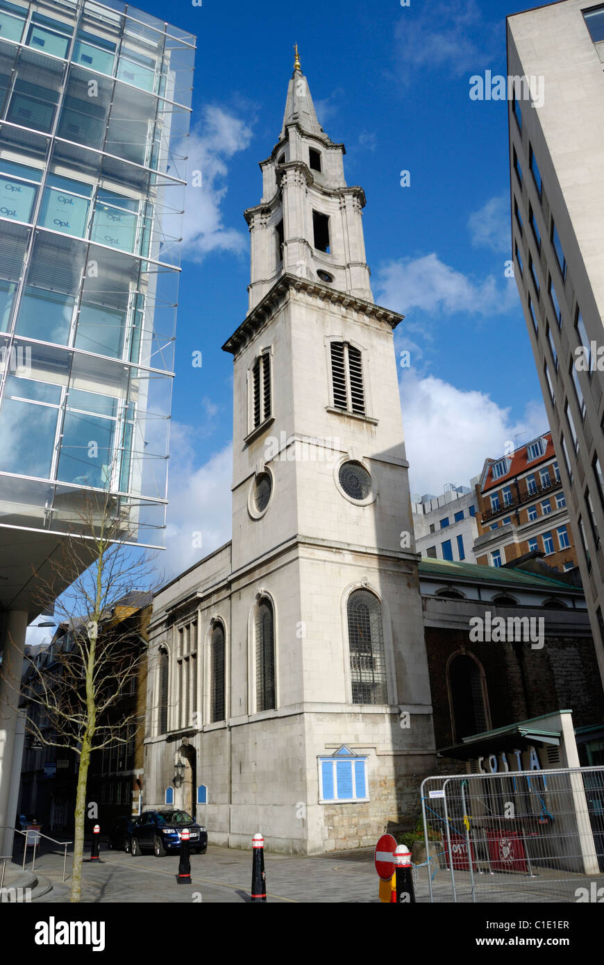Saint Vedast-alias-Foster church in Foster Lane in the City of London, England Stock Photo