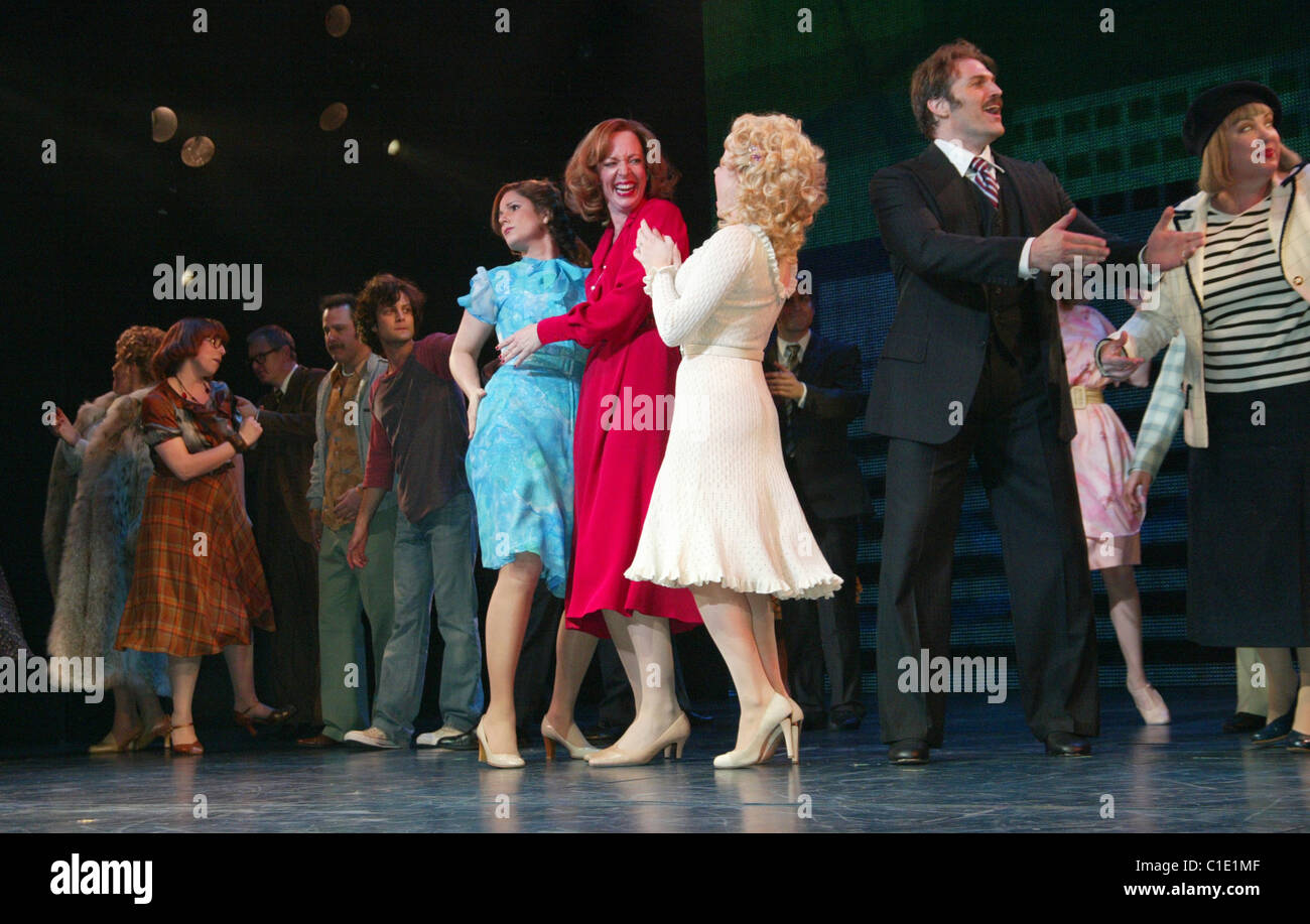 Stephanie J Block Allison Janney And Megan Hilty Opening Night For The New Broadway Musical Nine To Five At The Marquis Stock Photo Alamy Stephanie J Block Allison Janney And Megan Hilty Opening Night For The New Broadway Musical Nine To Five At The Marquis Stock Photo Alamy