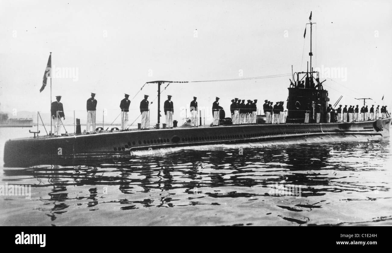 BRAZILIAN NAVY 1940 Submarine Tamoyo built in Italy and delivered to Brazil in 1937. See Description below Stock Photo